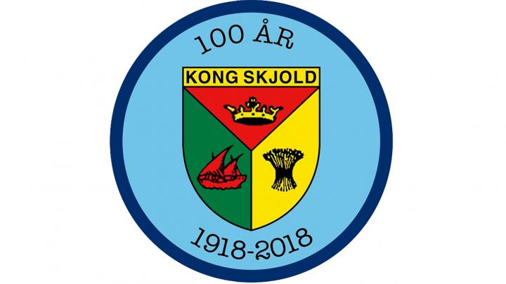 Kong Skjold 100 års jubilæum mærke